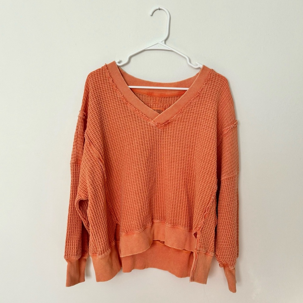 Aerie Big Hug Waffle Sweatshirt